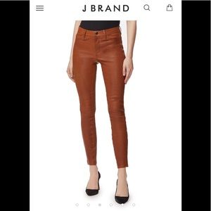 .J Brand LEATHER jeans.